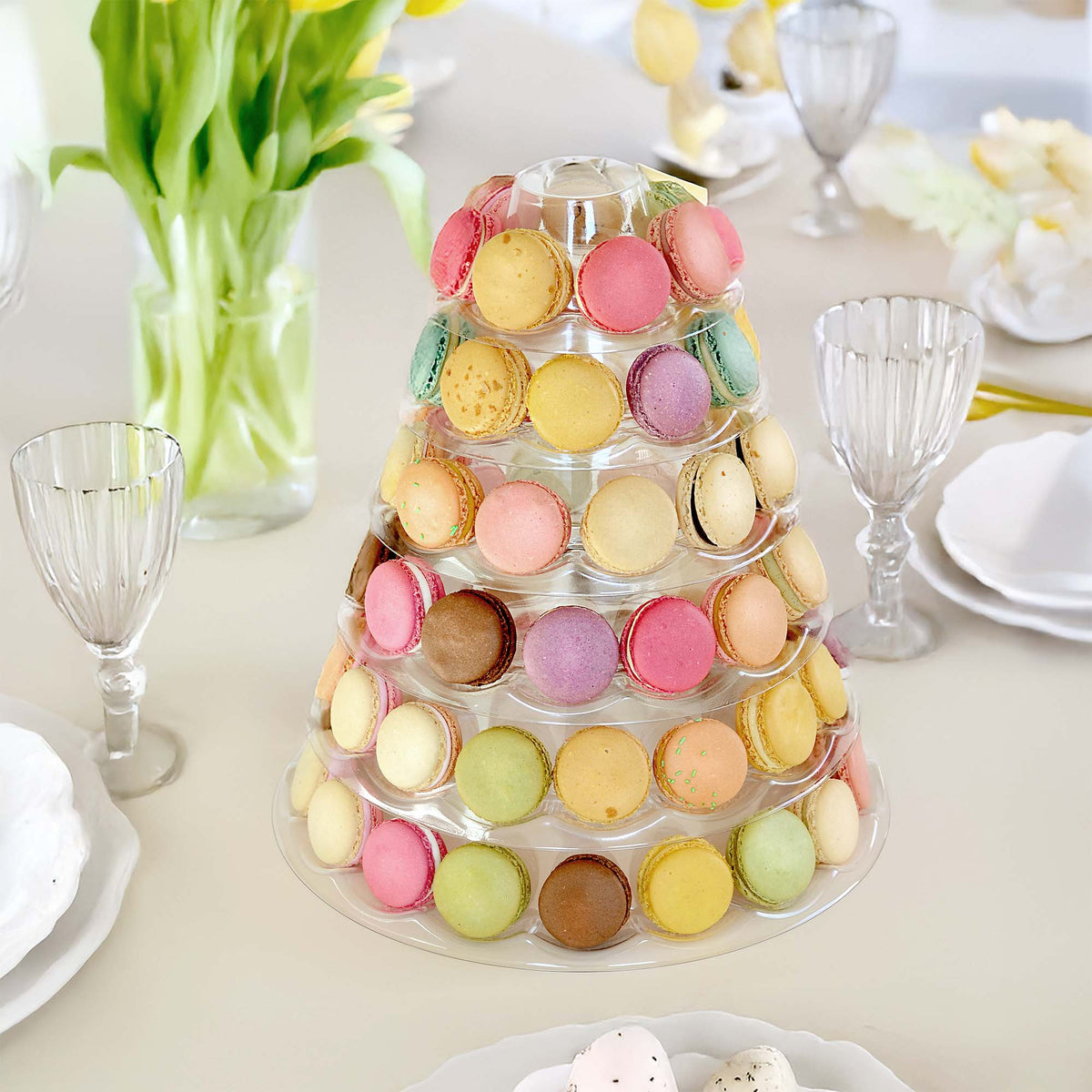Macaron Etagere für 72 Macarons - transparent