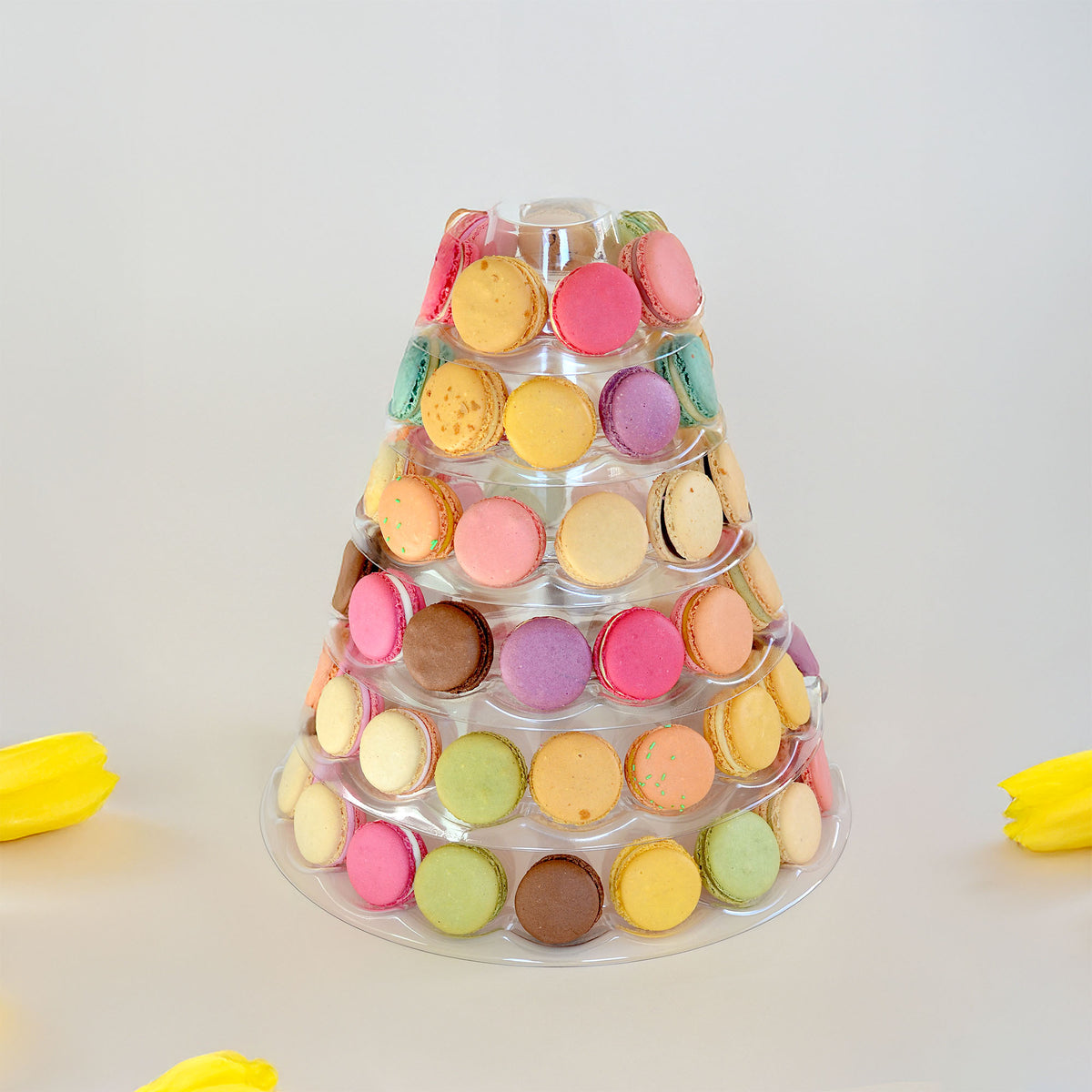 Macaron Etagere für 72 Macarons - transparent