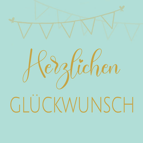 Grußkarte - Glückwunsch