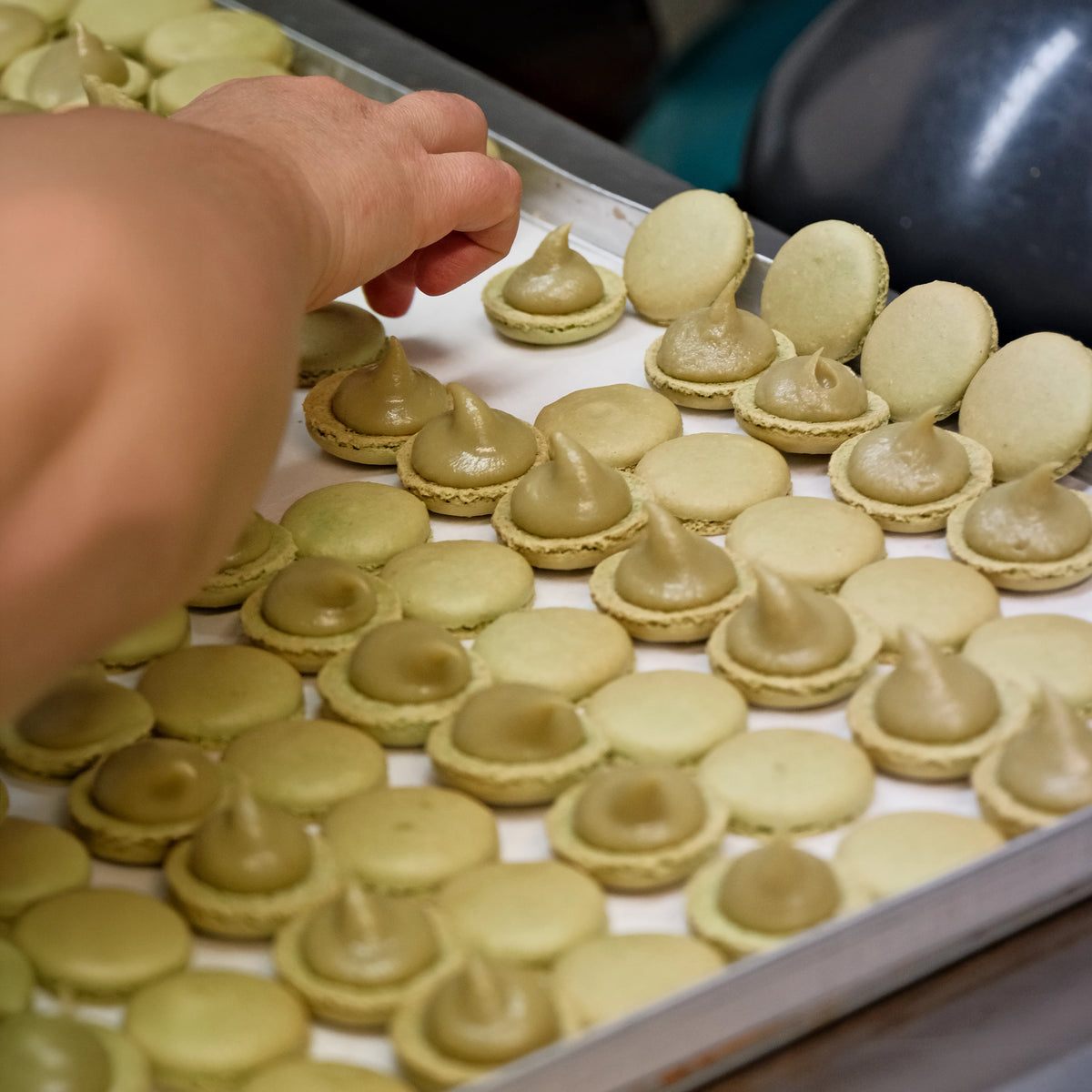 Hier entstehen unsere Macarons