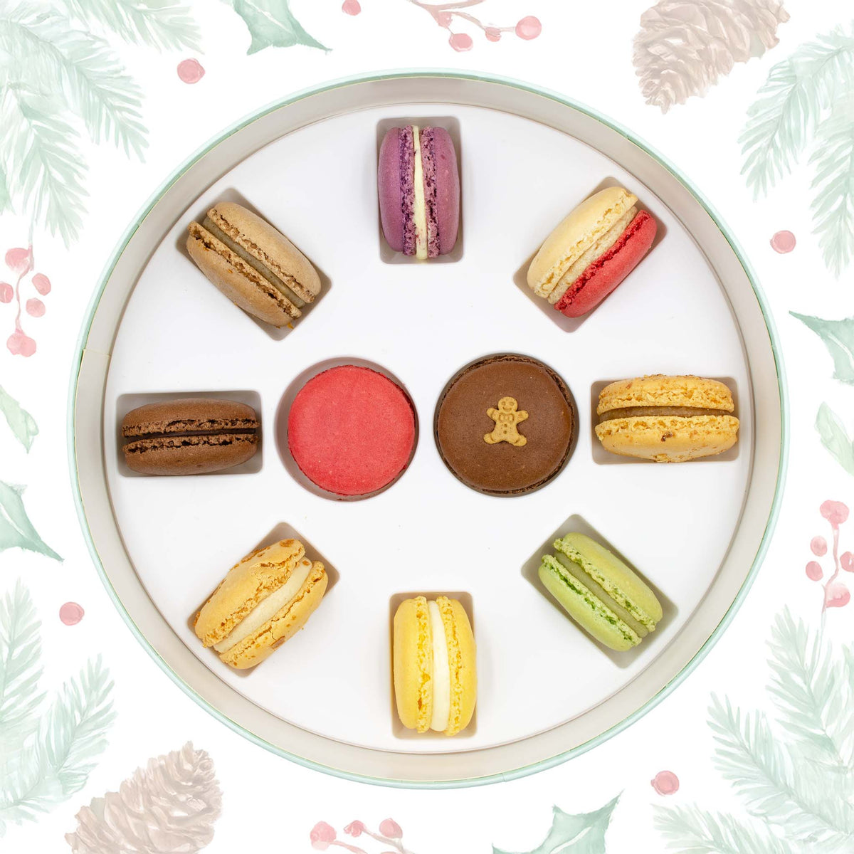 Macaron Geschenkbox  - Winter Edition