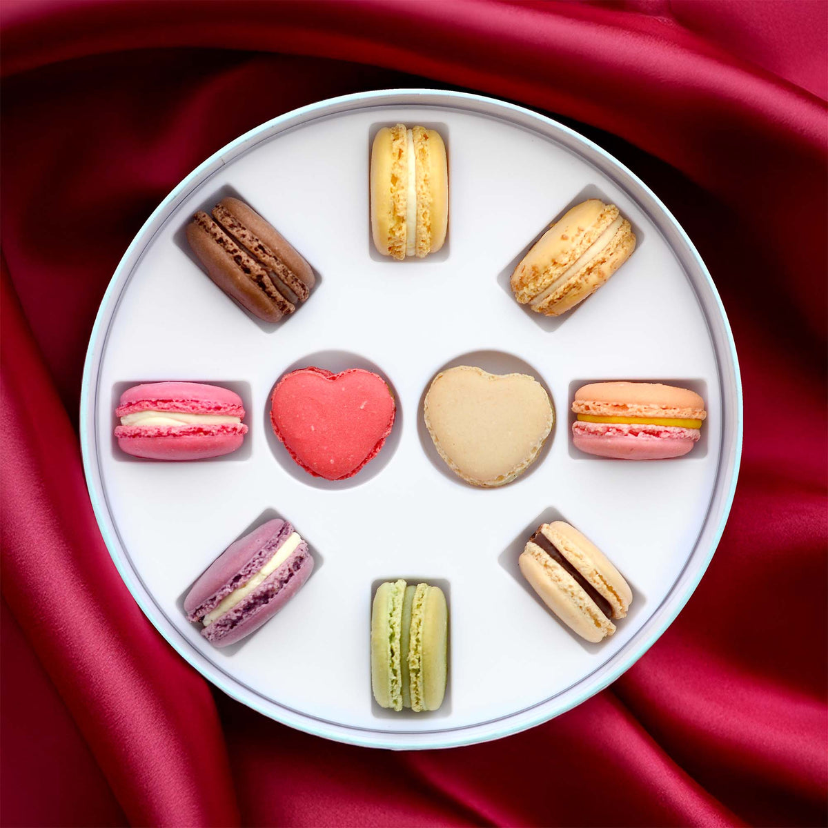 Macaron Geschenkbox  - Valentinstag