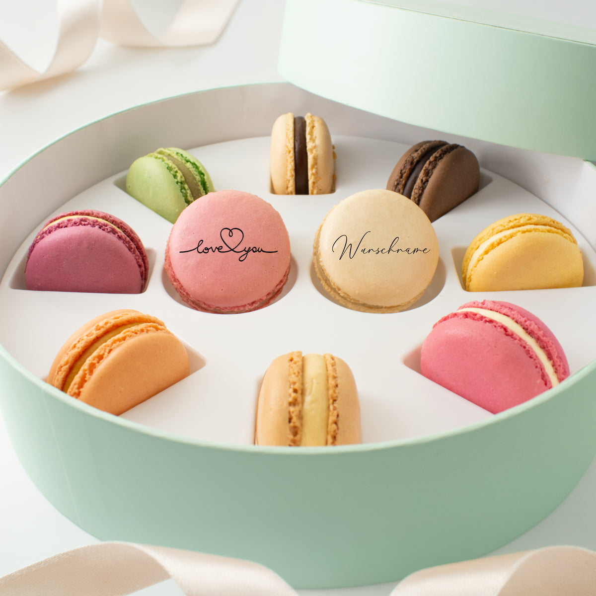 Macaron-Geschenkbox - Lieblingsmensch Edition