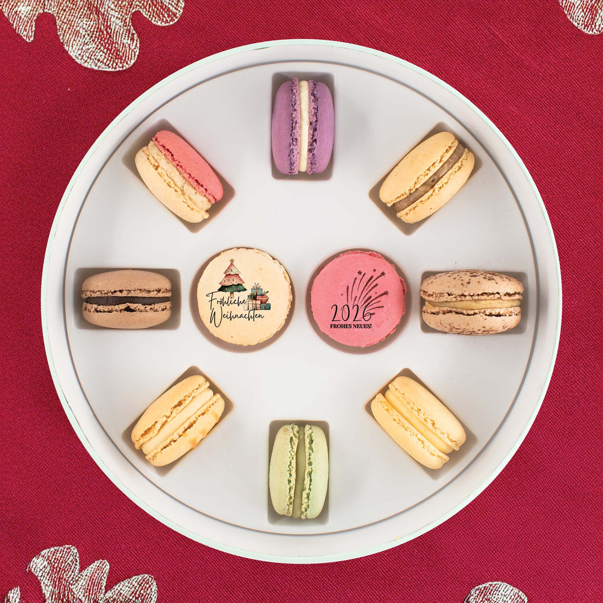 Macaron Geschenkbox  - Festlich