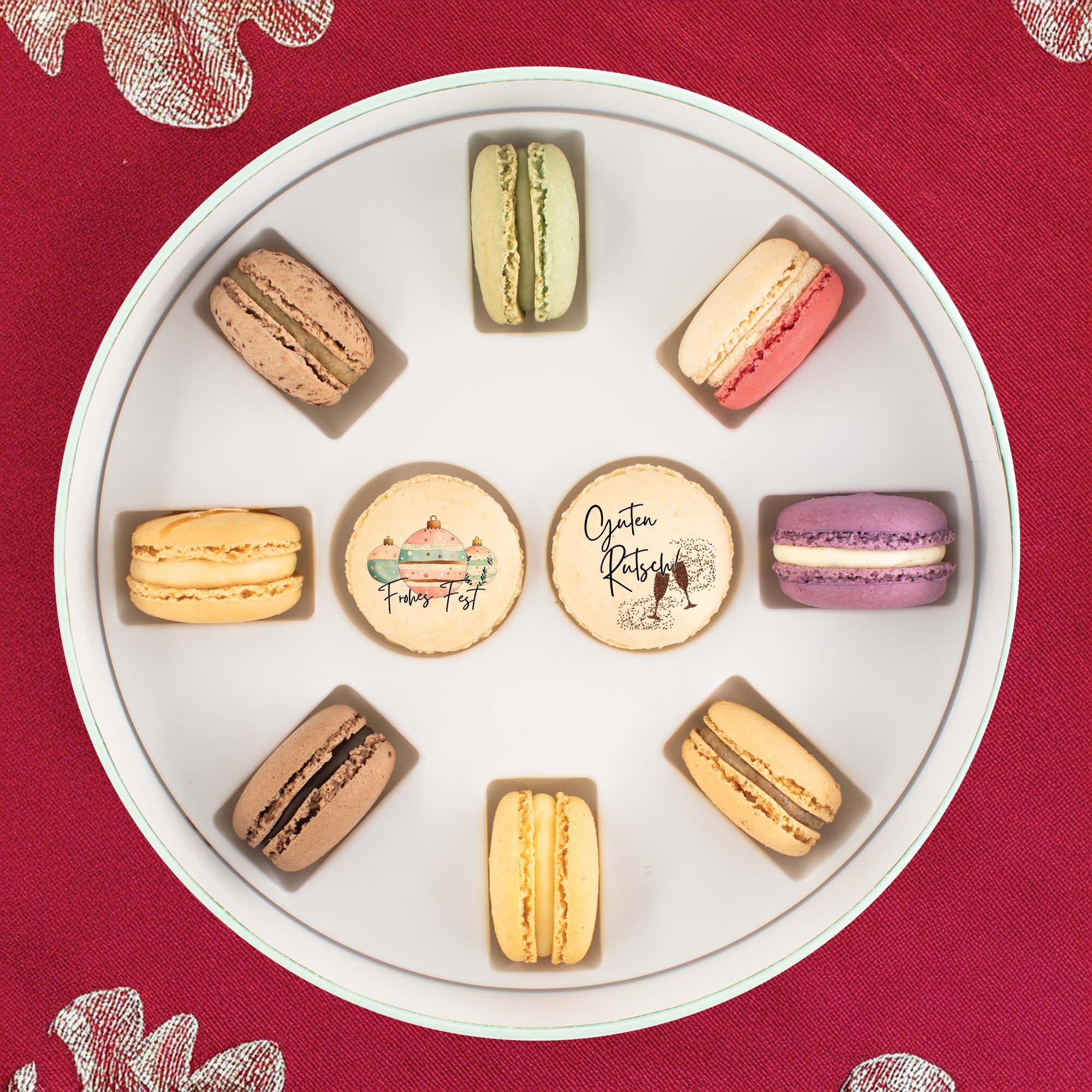 Macaron Geschenkbox  - Silvester