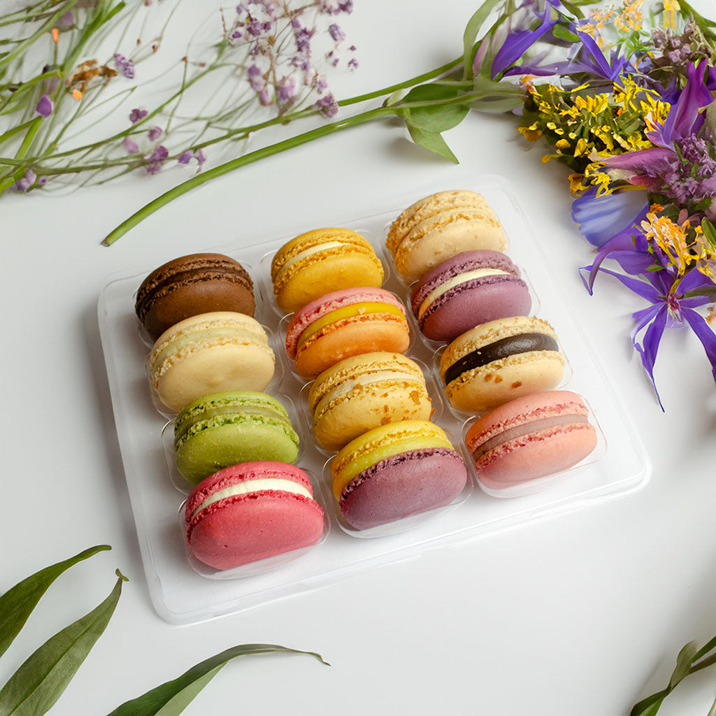 Entdecker-Set – 12er Macaron-Auswahl