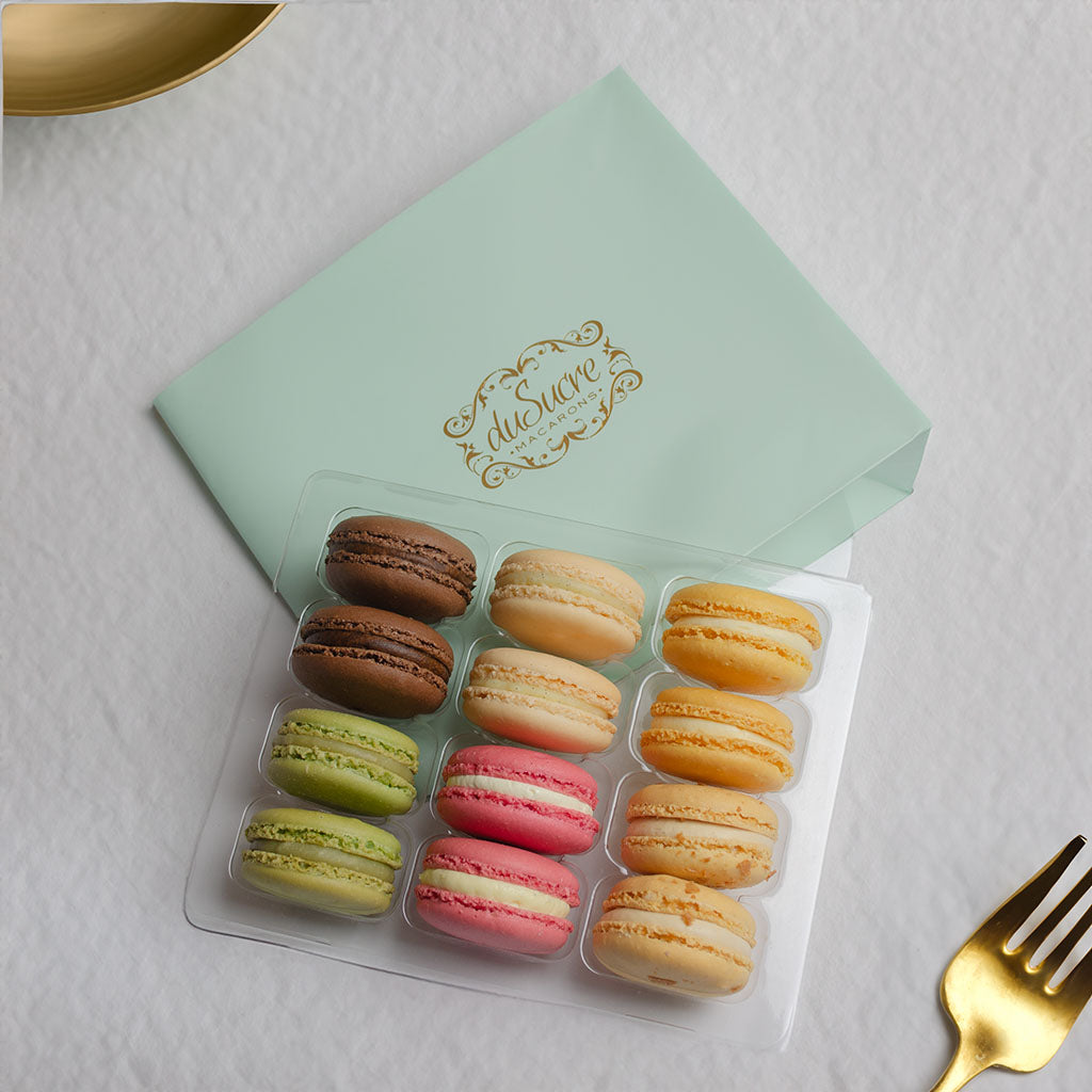 Probierset für Zwei - 12 Macarons