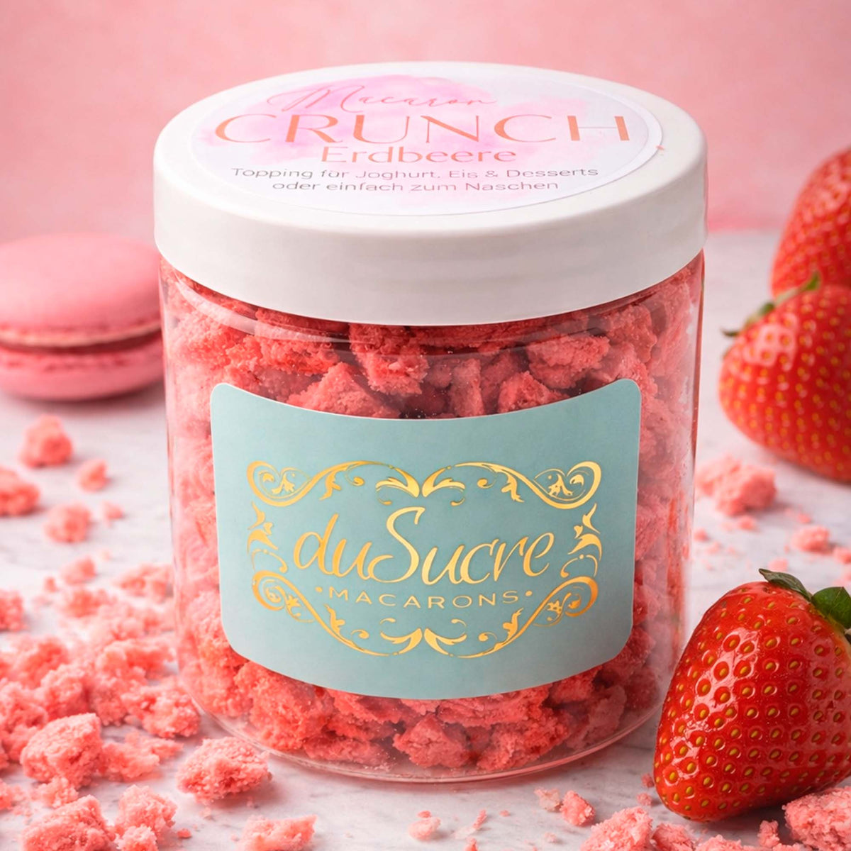 Macaron Crunch - Erdbeere