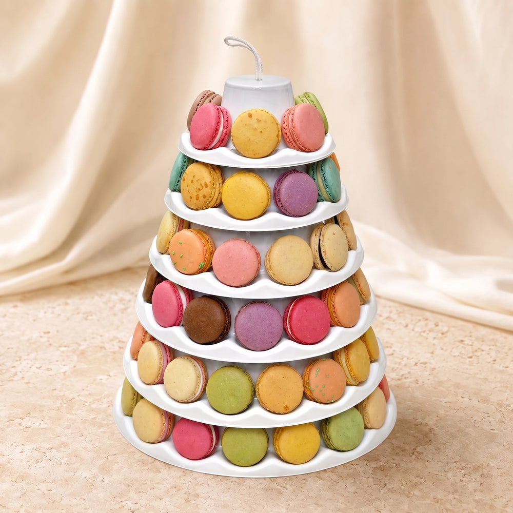 Macaron Etagere für 72 Macarons - weiss