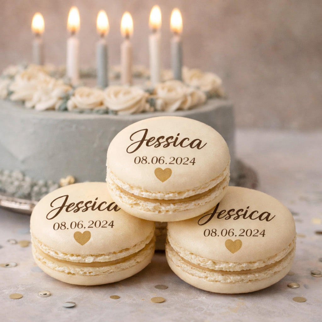 Personalisierte Macarons zur Konfirmation/Geburtstag