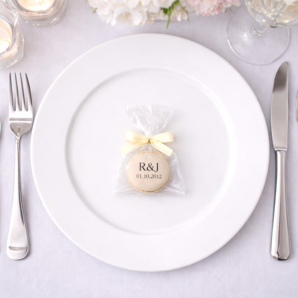 Personalisierte Macarons zur Hochzeit