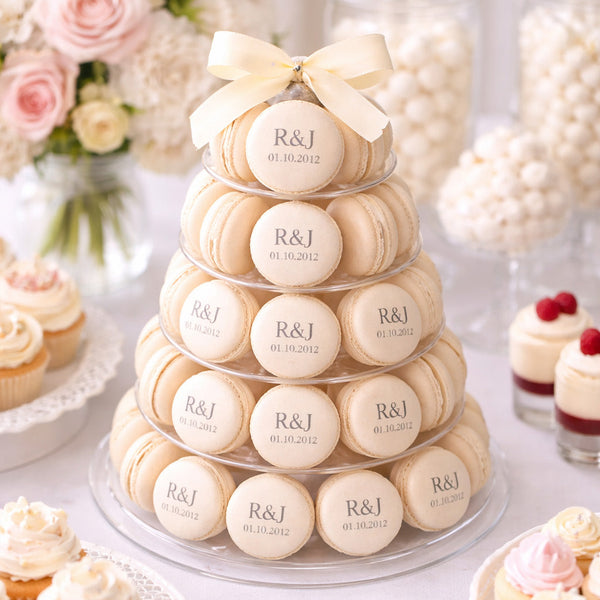 Personalisierte Macarons zur Hochzeit