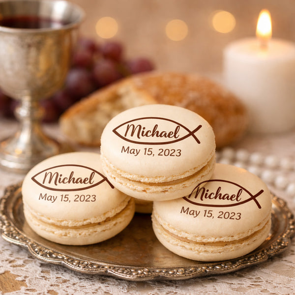 Personalisierte Macarons zur Konfirmation/Geburtstag