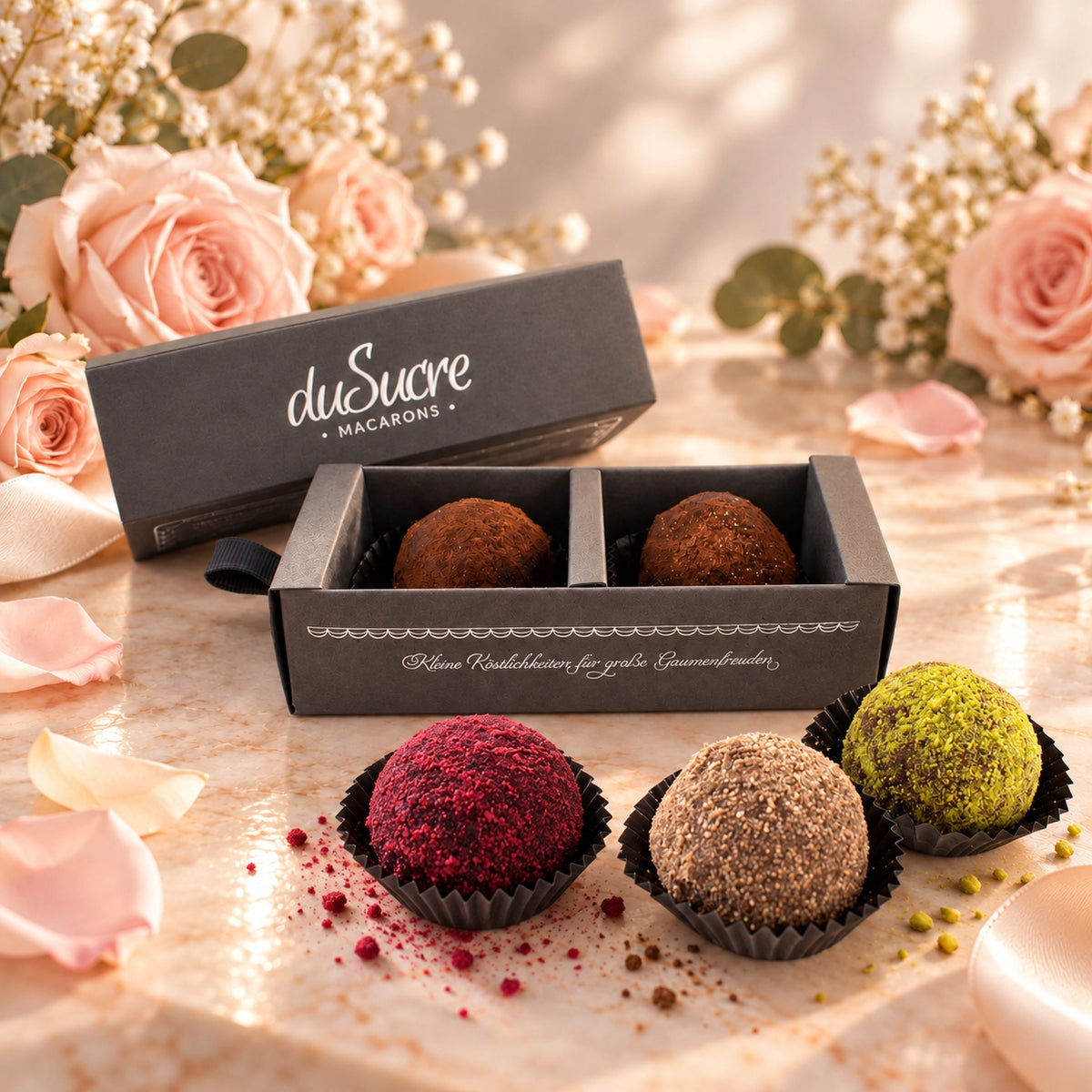 Macaron Trüffel - 2er Box