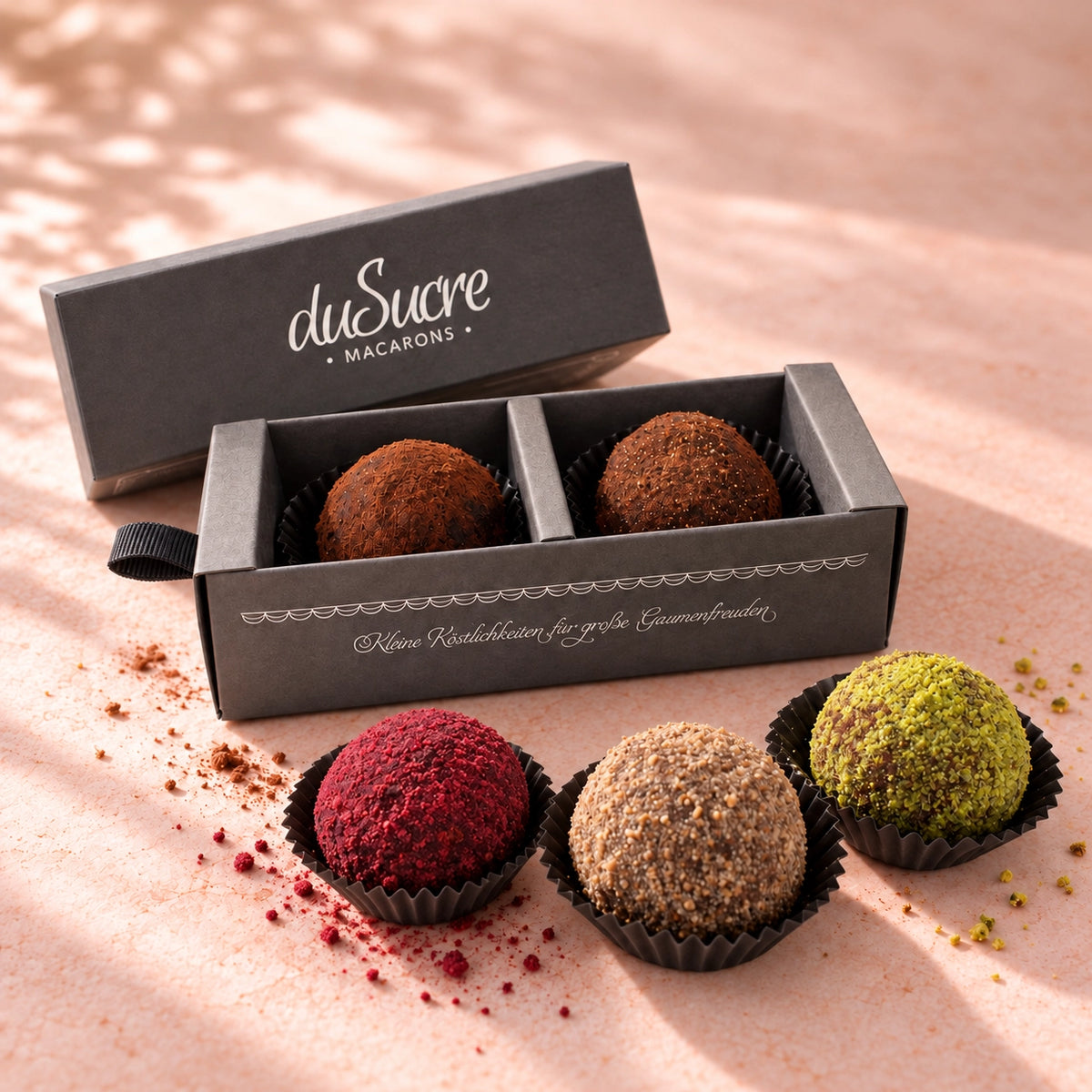 Macaron Trüffel - 2er Box
