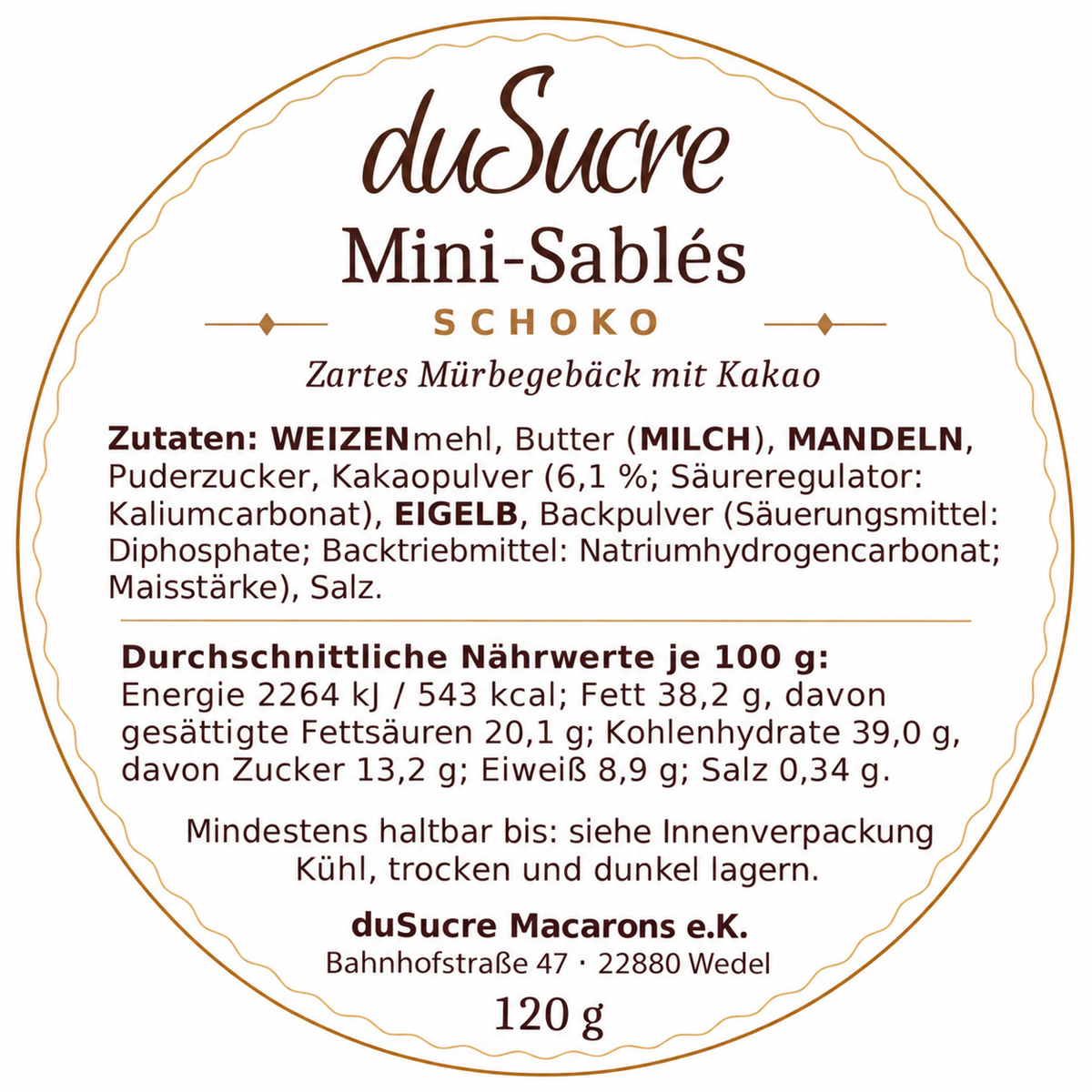 Mini-Sablés Schoko