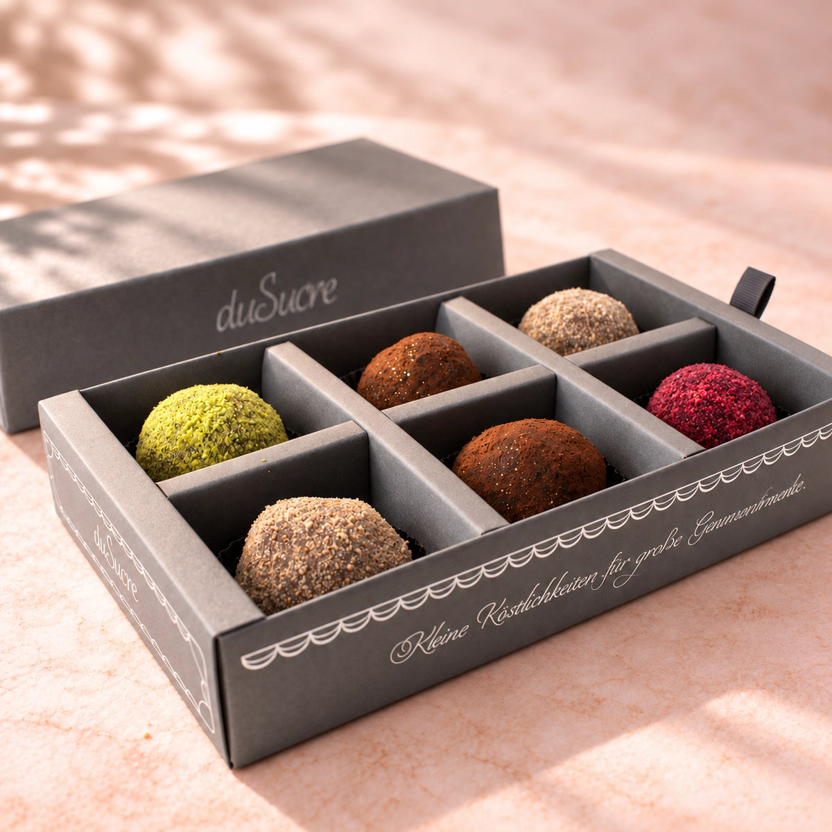 Macaron Trüffel - 6er Box