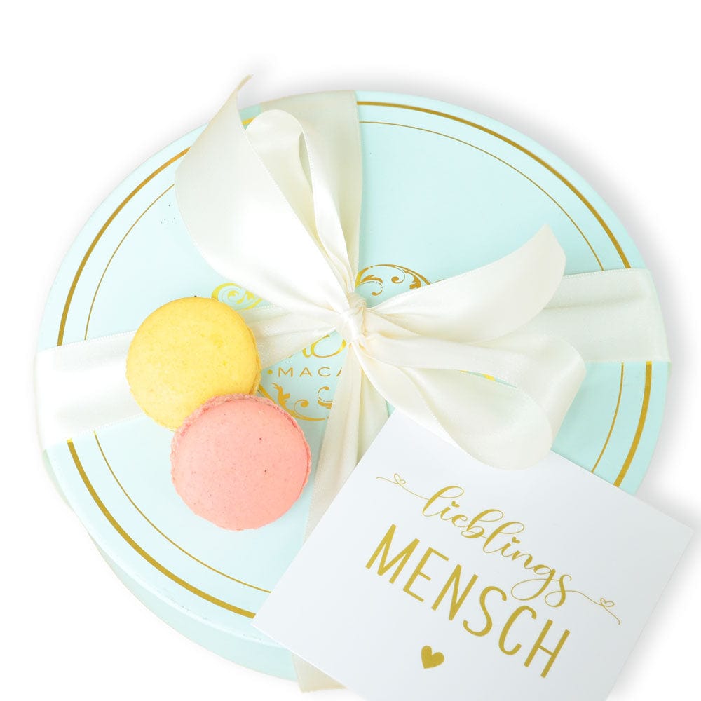 kleine Geschenkbox zum Muttertag - Macarons Vegan