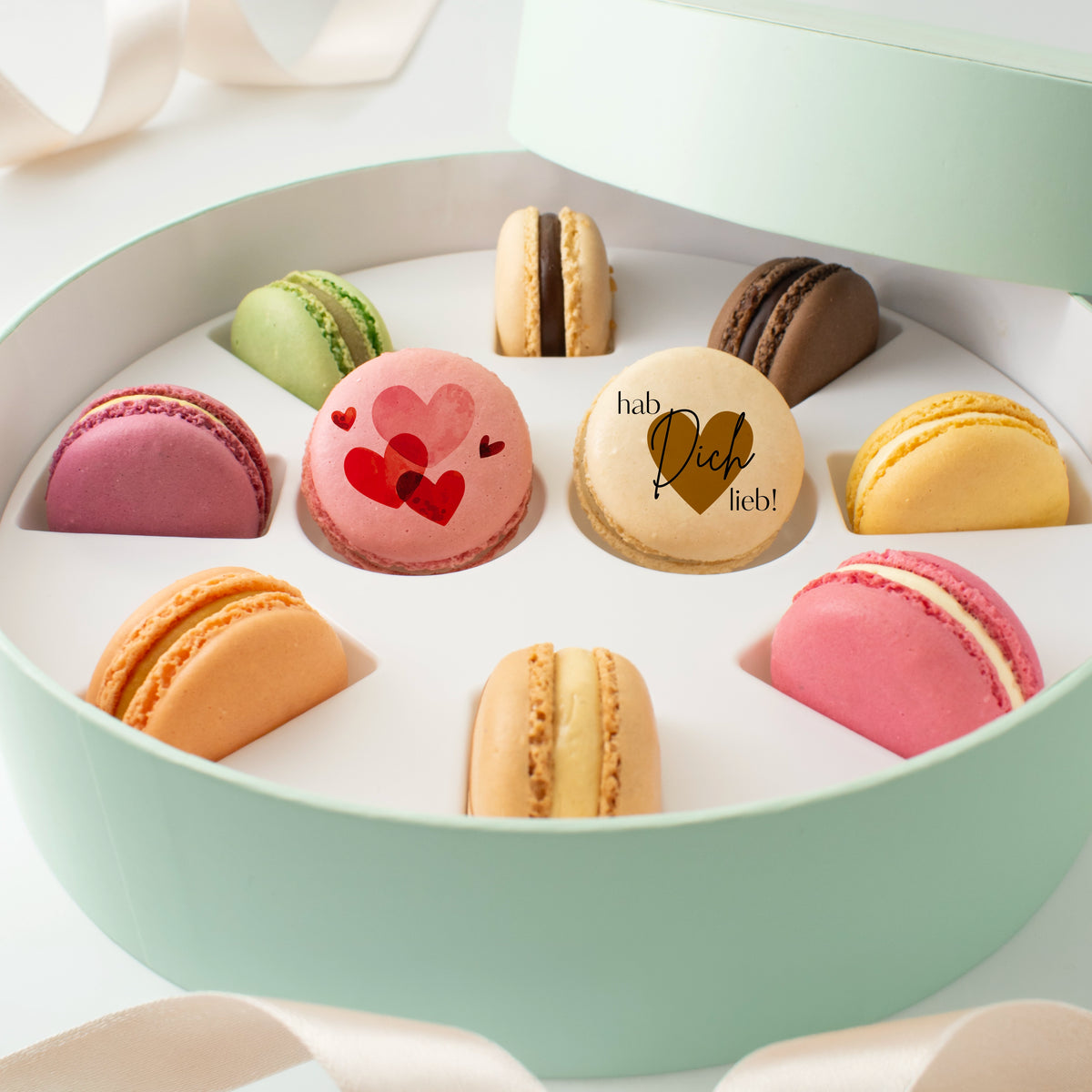 Macaron-Geschenkbox für Lieblingsmenschen – Einzigartiges Geschenk