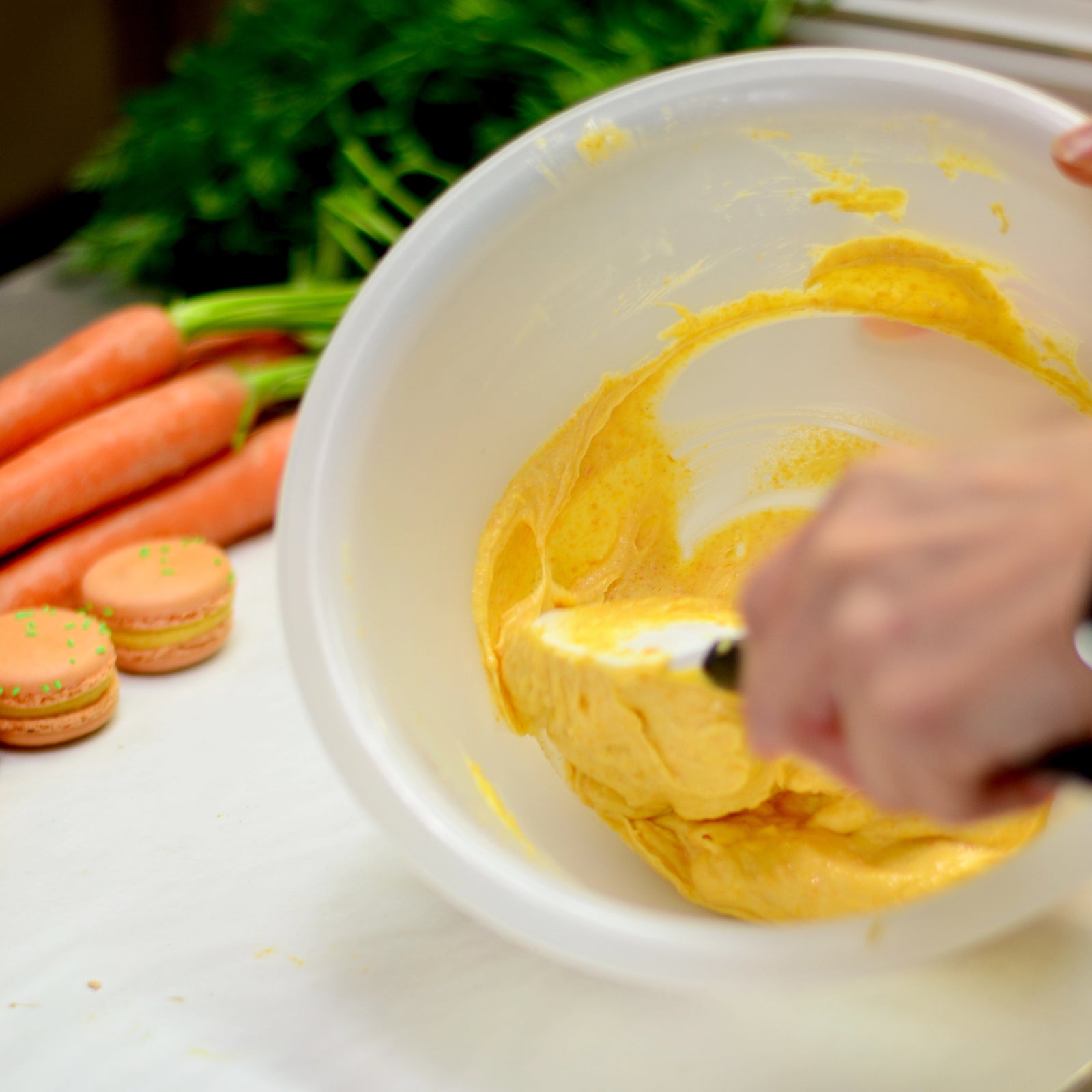 Herstellung von duSucre Macarons