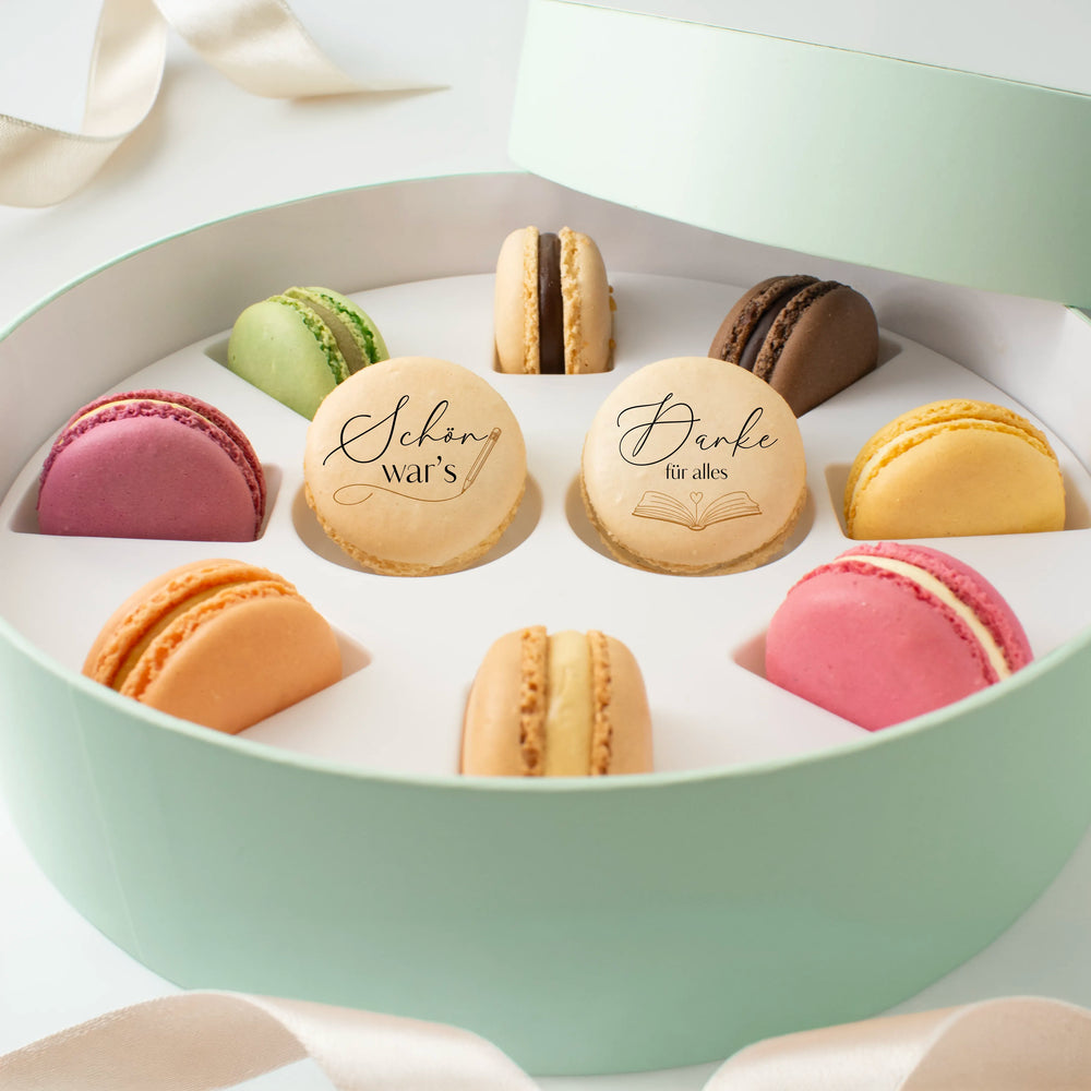 Macarons für Kita-Abschluss & Schulabschluss